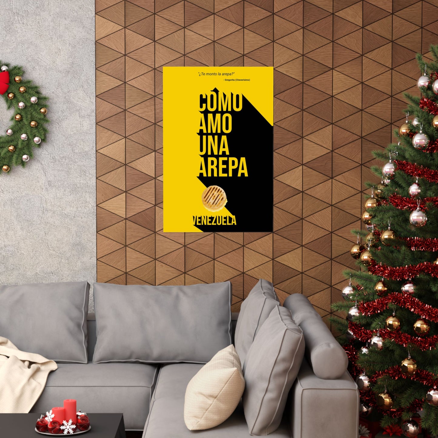AMO LA AREPA Poster Decorativo