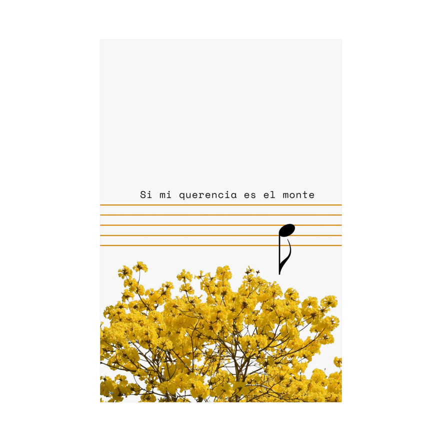 MI QUERENCIA Poster Decorativo