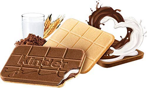 Kinder Cards Creamy Milk & Cocoa Layers T2 0.9 oz 30 count
