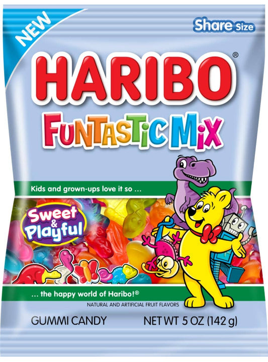 Haribo 5 Oz Funtastic Mix Peg Bag