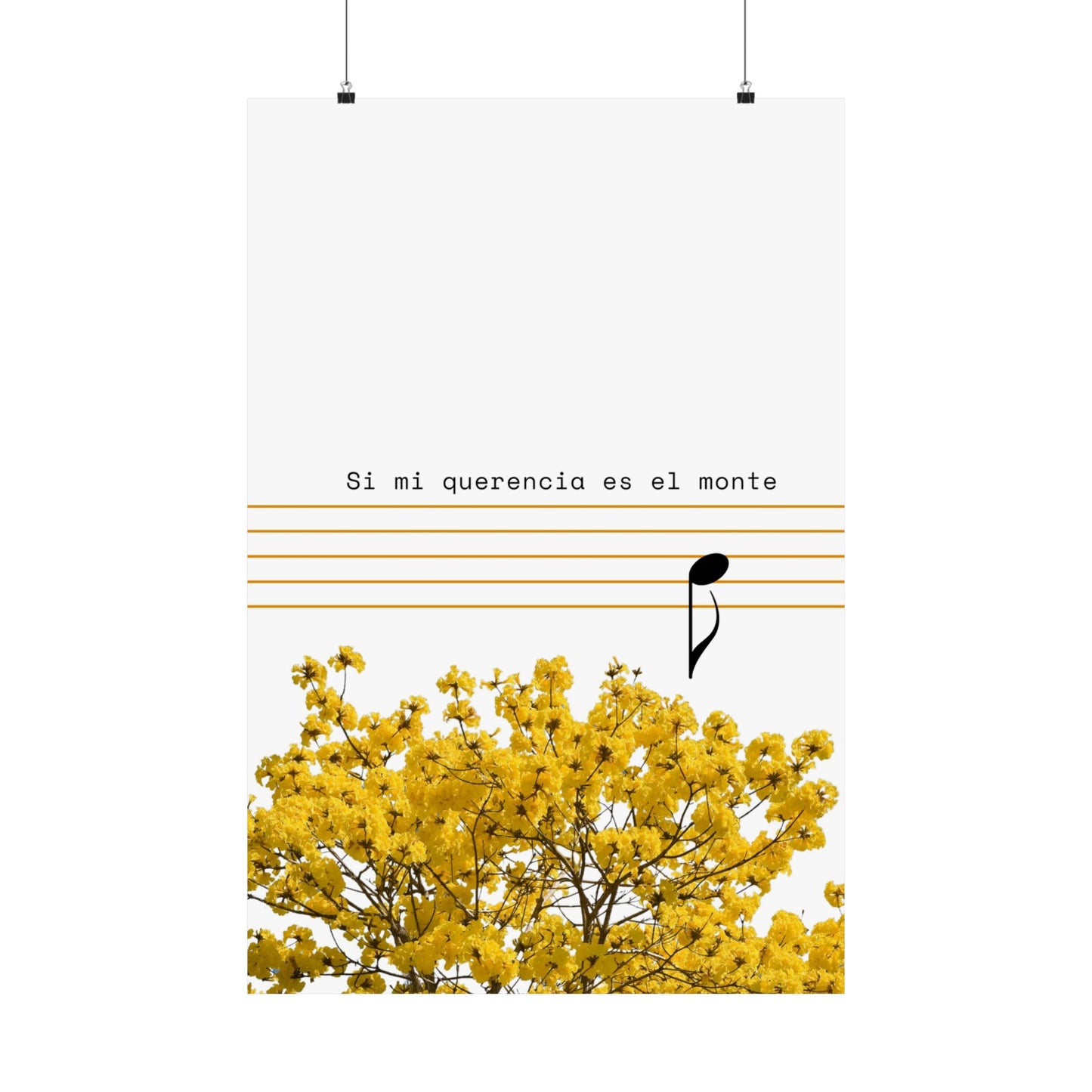 MI QUERENCIA Poster Decorativo