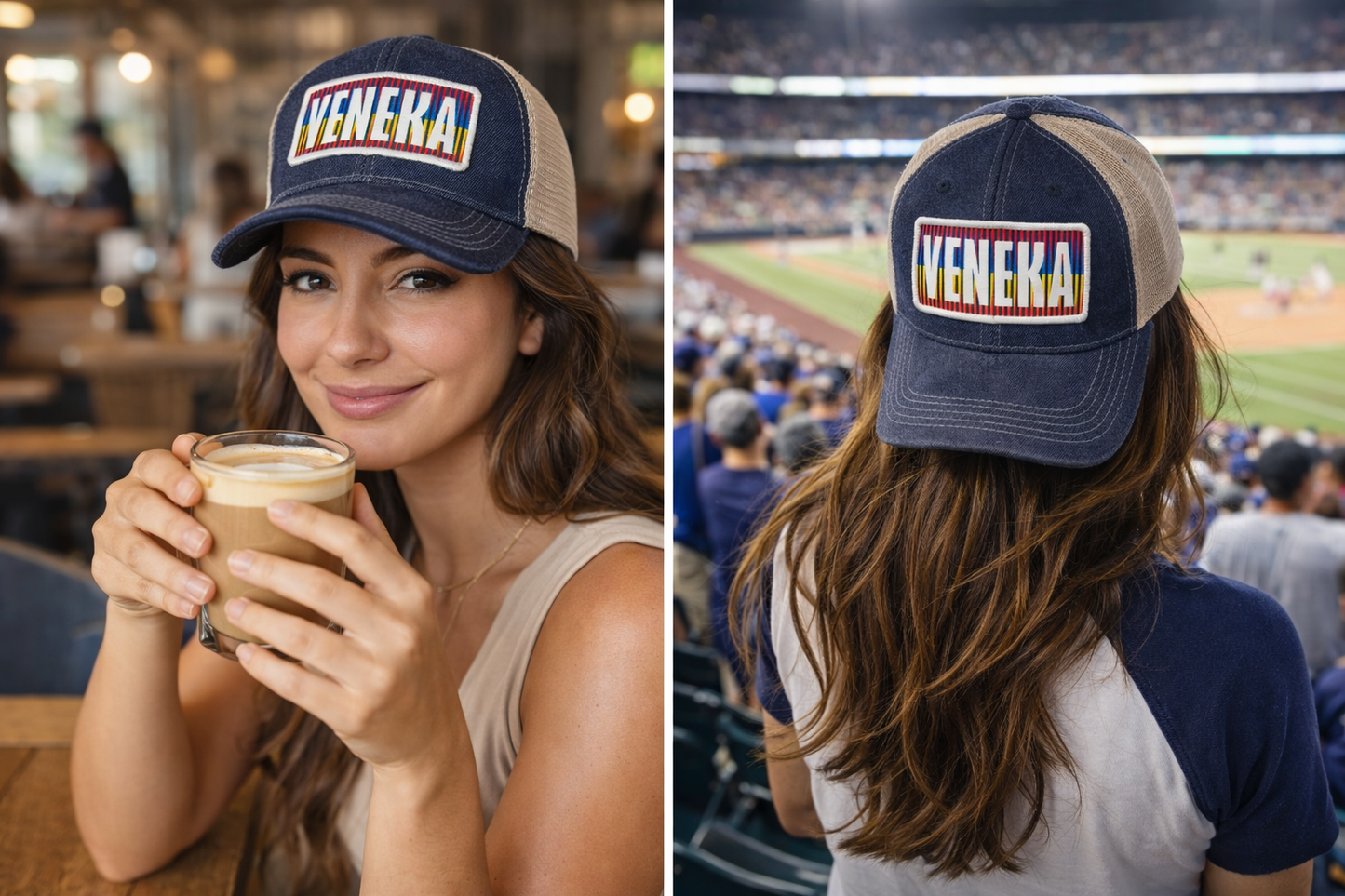 Gorra Trucker “VENEKA” – Edición Cultura Latina | Statement Hat