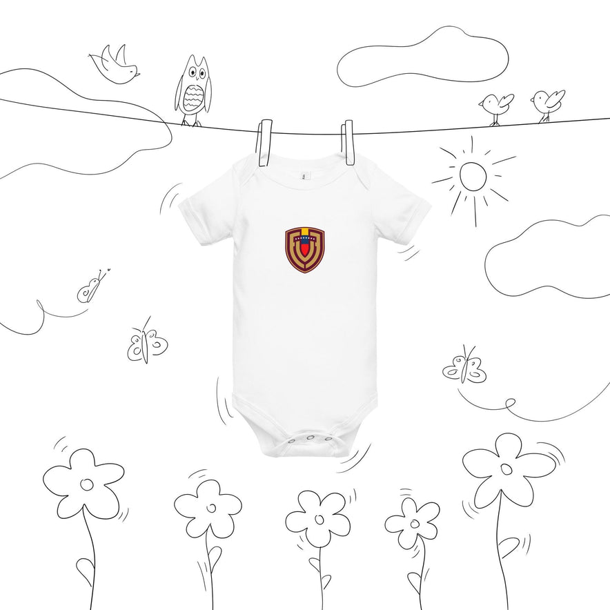 Body de bebé manga corta La Vinotinto
