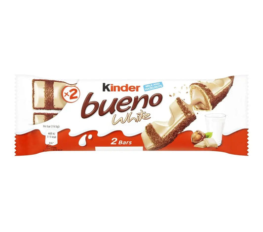 Kinder Bueno White Chocolate 1.38 oz 30 count