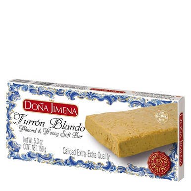 Dona Jimena Turron Almond & Honey Soft Bar 5.3oz