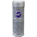 Silver Sprinkles Sugar Pearls - 4.8 Oz.