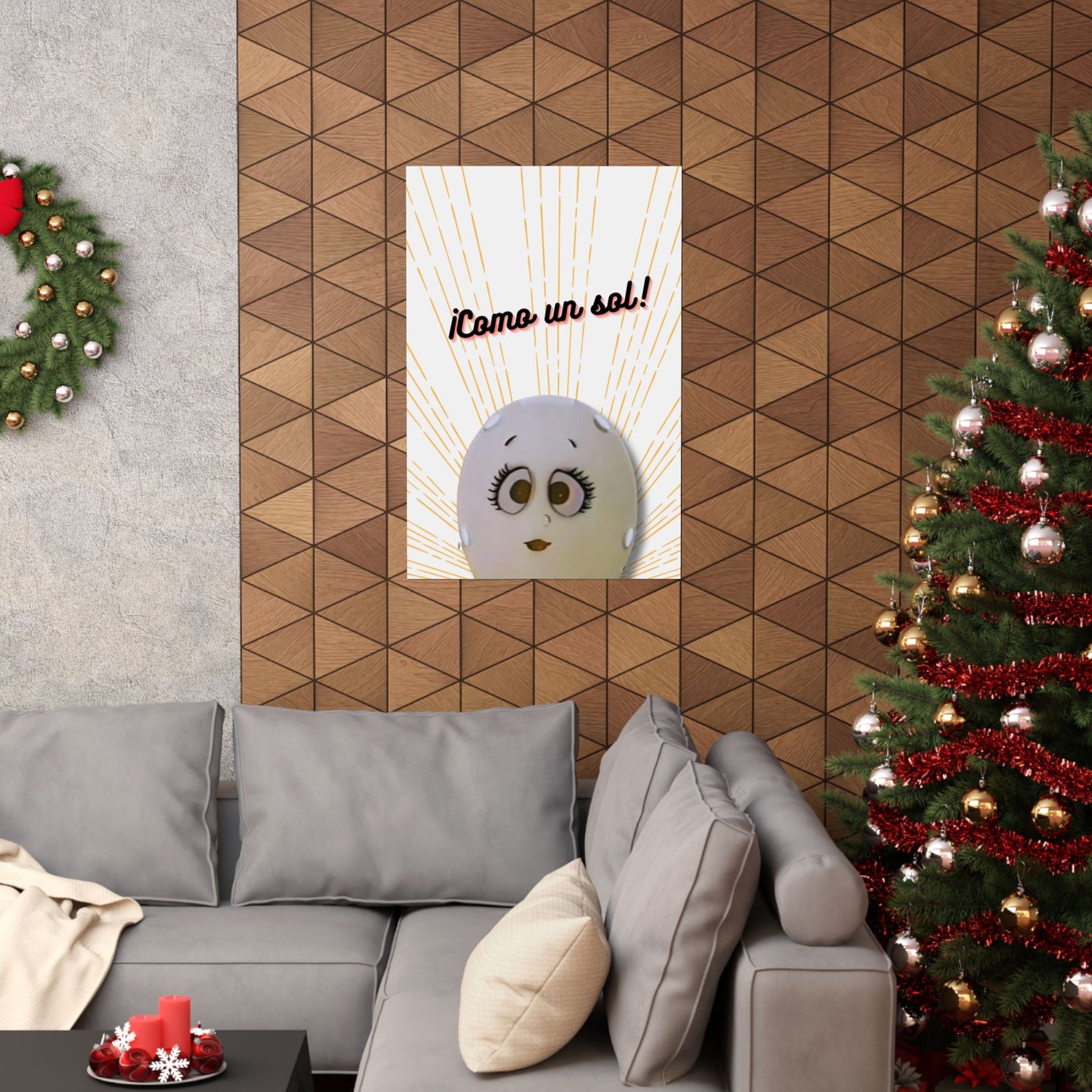 COMO UN SOL Poster Decorativo