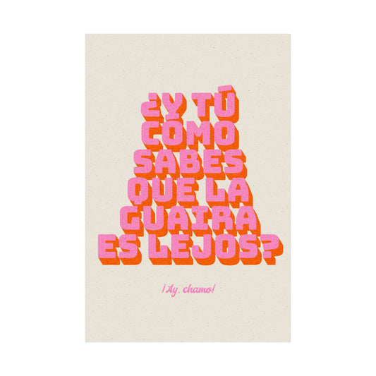 LA GUAIRA Poster Decorativo