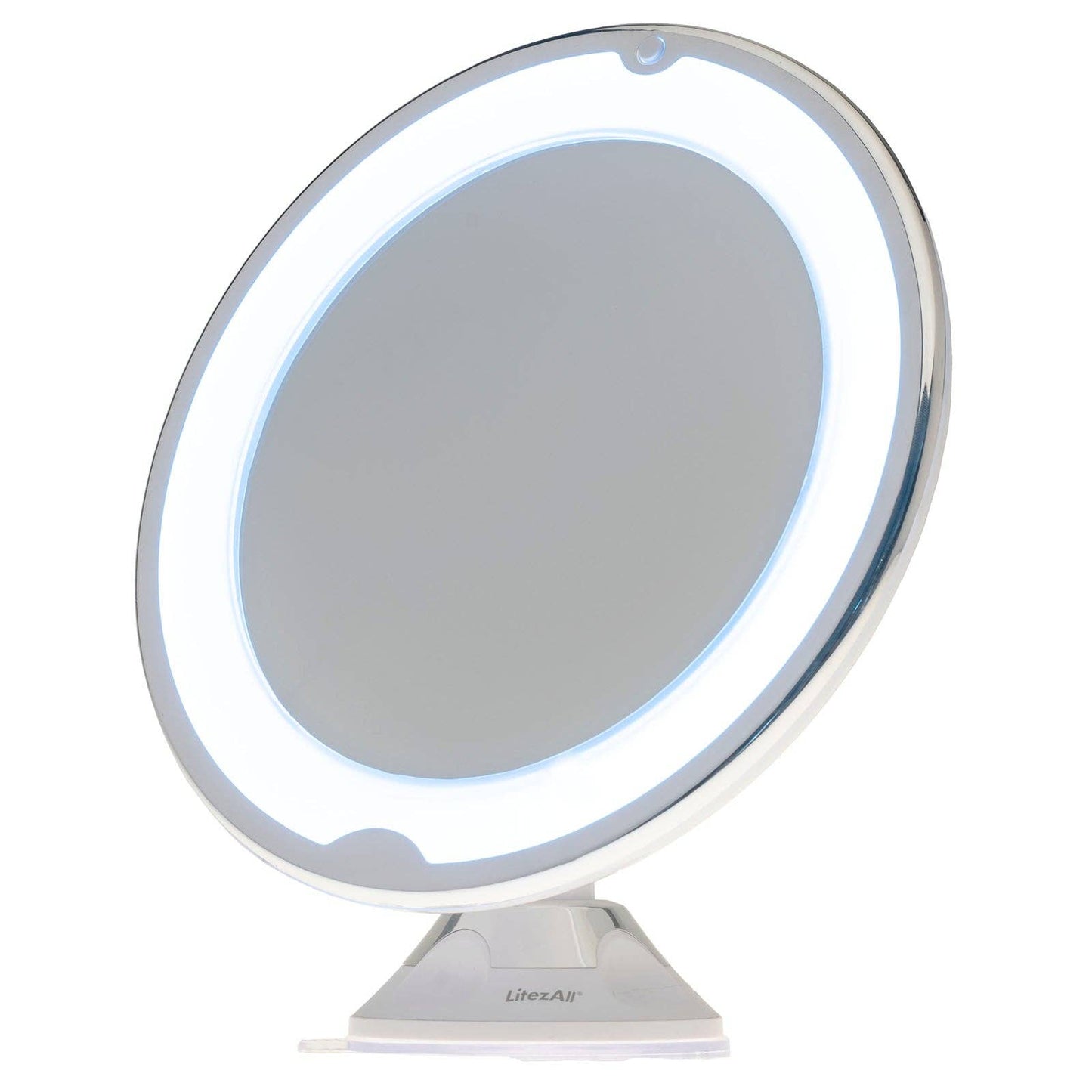 LitezAll Battery Powered Makeup Mirror with Suction Cup