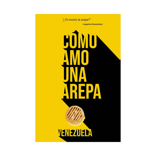 AMO LA AREPA Poster Decorativo