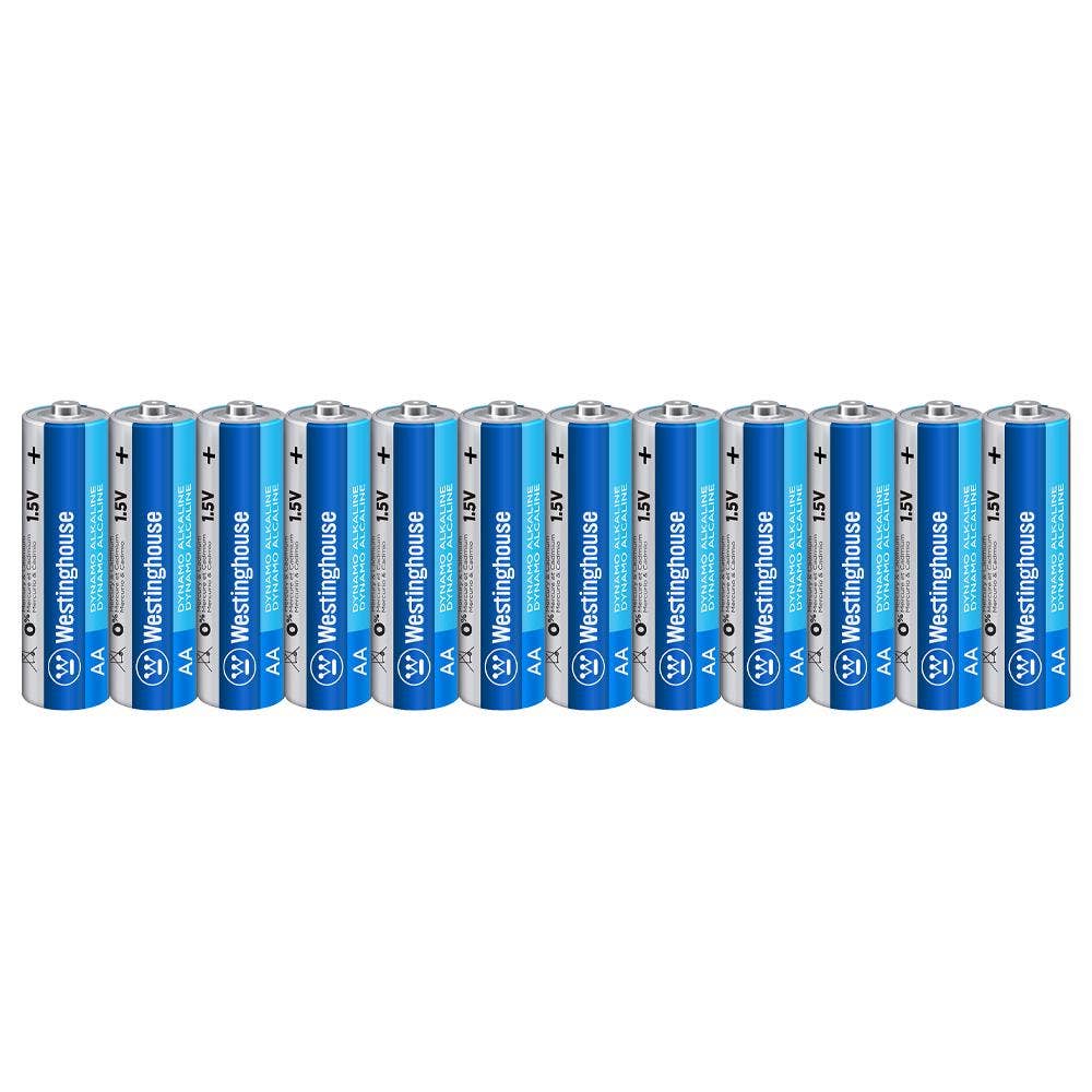 Westinghouse AA Dynamo Alkaline 12 Pack Shrink Wrap