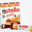 Nutella B-ready 6 bar Chocolate wafer 132g European