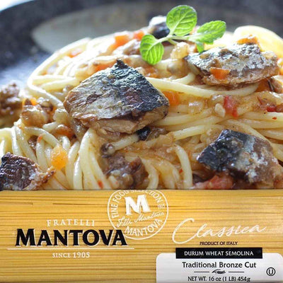 Mantova Bronze Cut Spaghetti Pasta, 1 lb.