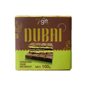 V-Gift Pistachio Praline Dubai Chocolate Bar -100g: 1 Box (100g Each-20 Pieces)