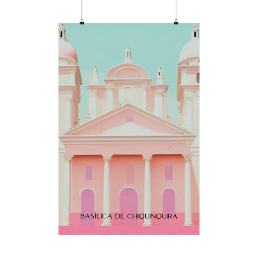 BASILICA CHIQUINQUIRA Poster Decorativo