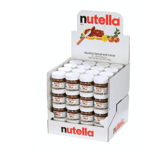 Nutella Hazelnut Spread with Cocoa Glass Jar 25g