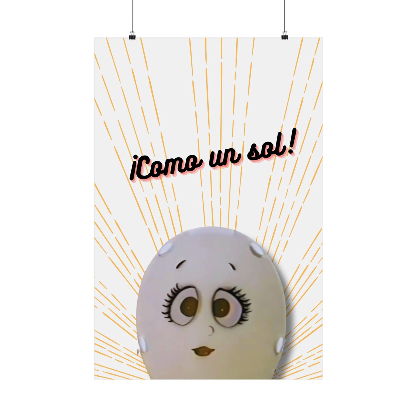 COMO UN SOL Poster Decorativo