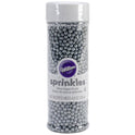 Silver Sprinkles Sugar Pearls - 4.8 Oz.