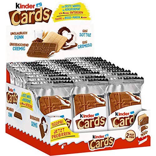 Kinder Cards Creamy Milk & Cocoa Layers T2 0.9 oz 30 count