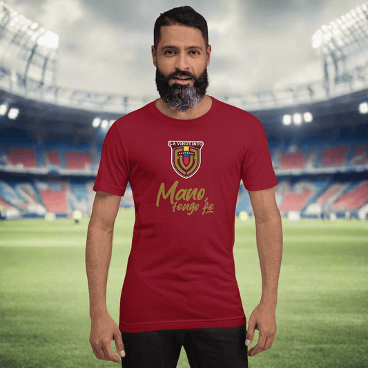 La Vinotinto Mano Tengo Fe Camiseta de manga corta unisex