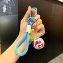 2026 FIFA World Cup Football Keychain fan souvenirs: Red double rope