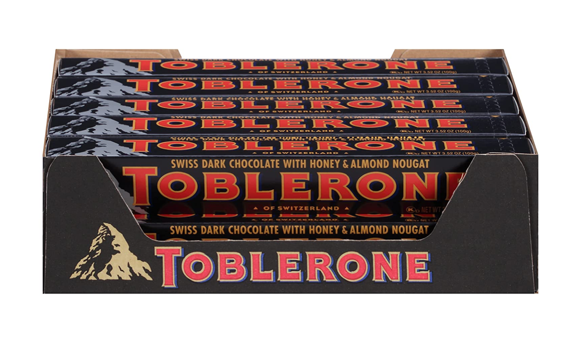 Toblerone Swiss Dark Chocolate  Bars 100g European Import