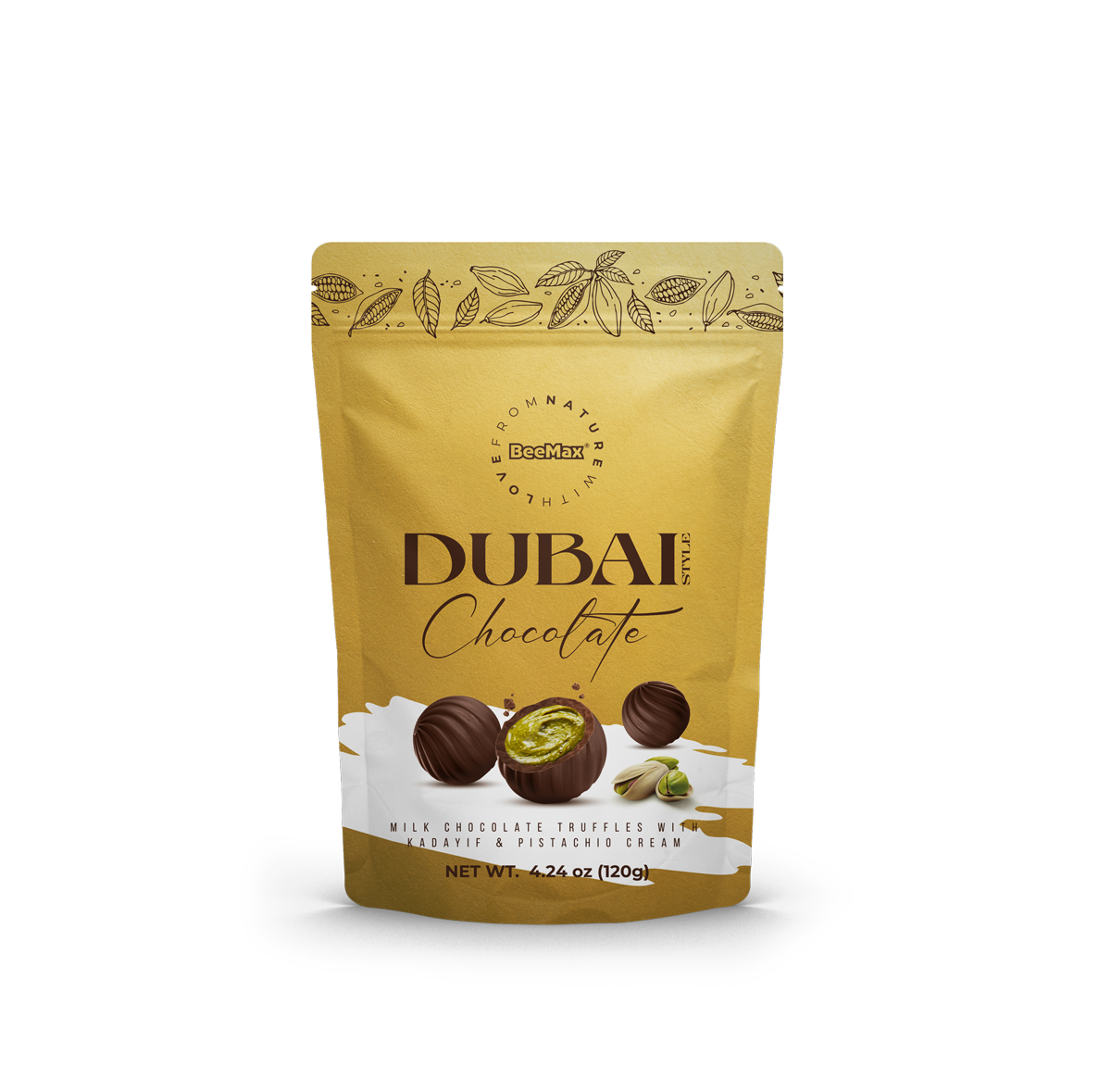 Beemax Dubai Chocolate Truffle Balls 4.24oz