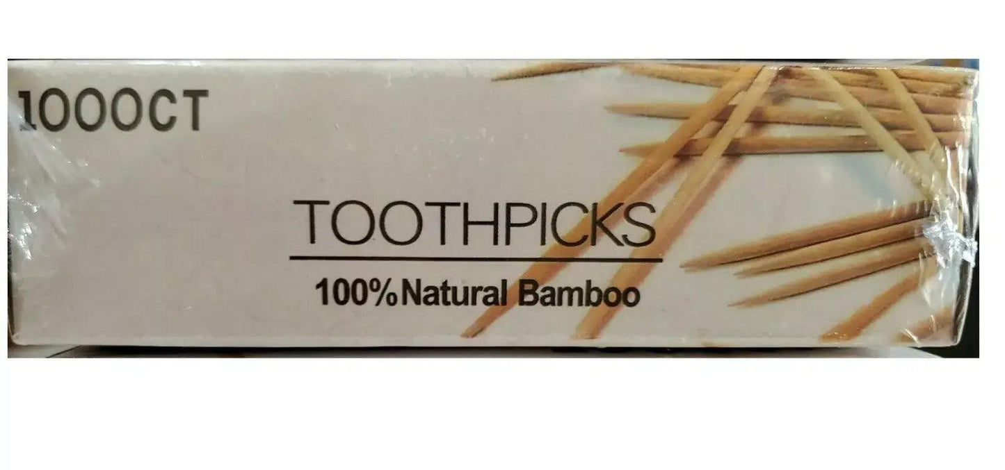 100% Natural bamboo Toothpicks 1000CT