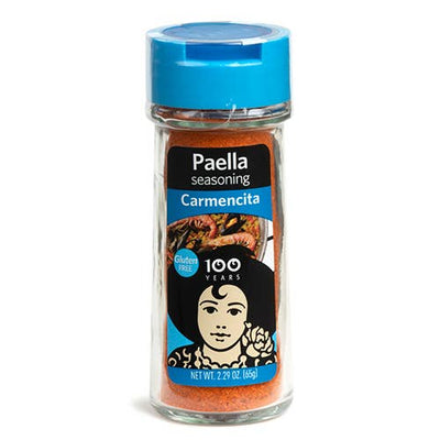 Paella Seasoning glass jar