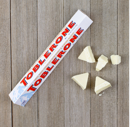 Toblerone Swiss White Chocolate Bars 100g European Import