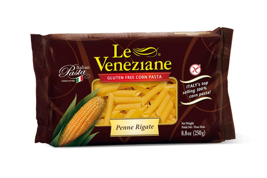 LE VENEZIANE Gluten Free PENNE RIGATE Pasta - 8.8 oz