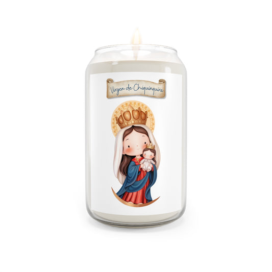Vela Virgen de Chiquinquira  - Soy Scented Candle, 13.75oz