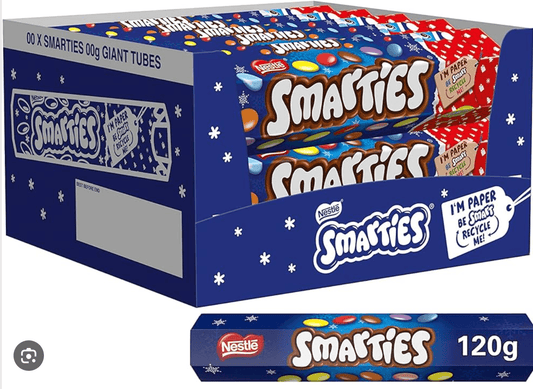 Smarties Milk Chocolate Giant Tube 120G