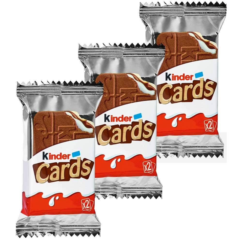 Kinder Cards Creamy Milk & Cocoa Layers T2 0.9 oz 30 count