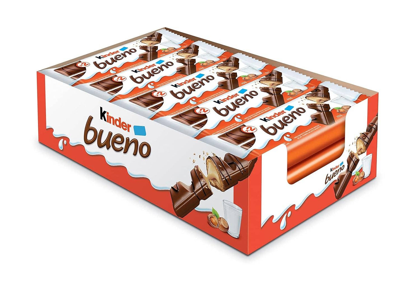 Kinder Bueno Milk Chocolate 20 count 1.51 oz