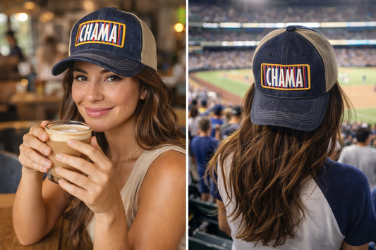 Gorra Trucker “CHAMA” – Edición Venezuela | Estilo Denim Premium