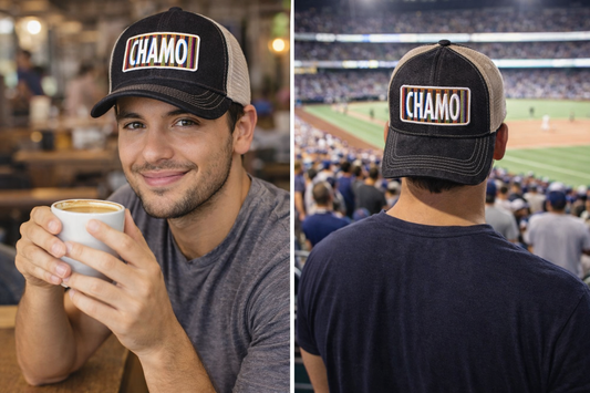 Gorra Trucker “CHAMO” – Edición Venezuela | Denim Premium