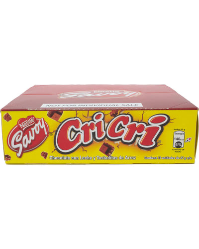 Nestle Savoy CriCri Crunchy Chocolate (Box of 12) - 11.4 oz / 324 g