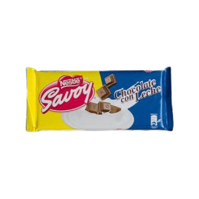 Chocolate de Leche Savoy Familiar Unidad.