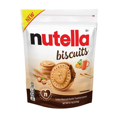 Nutella Biscuits Cookies filled with Nutella Hazelnut Spread - 9.7 OZ