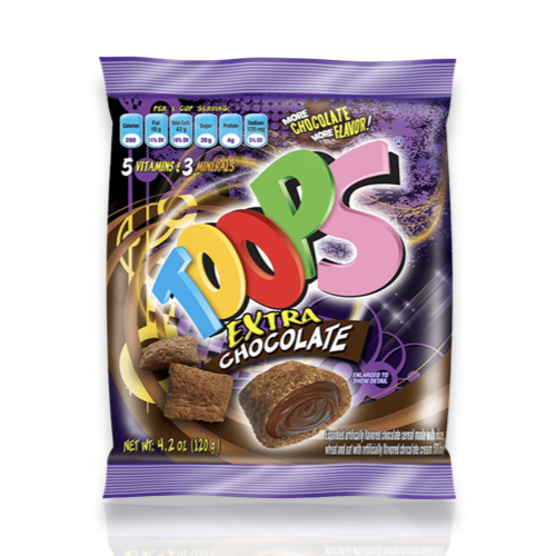 Toops® Cereal Chocolate, Dulce de Leche, Cookies &amp; Cream 4.2oz