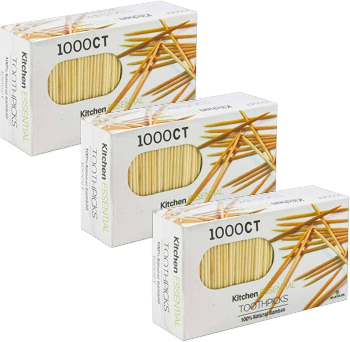 100% Natural bamboo Toothpicks 1000CT