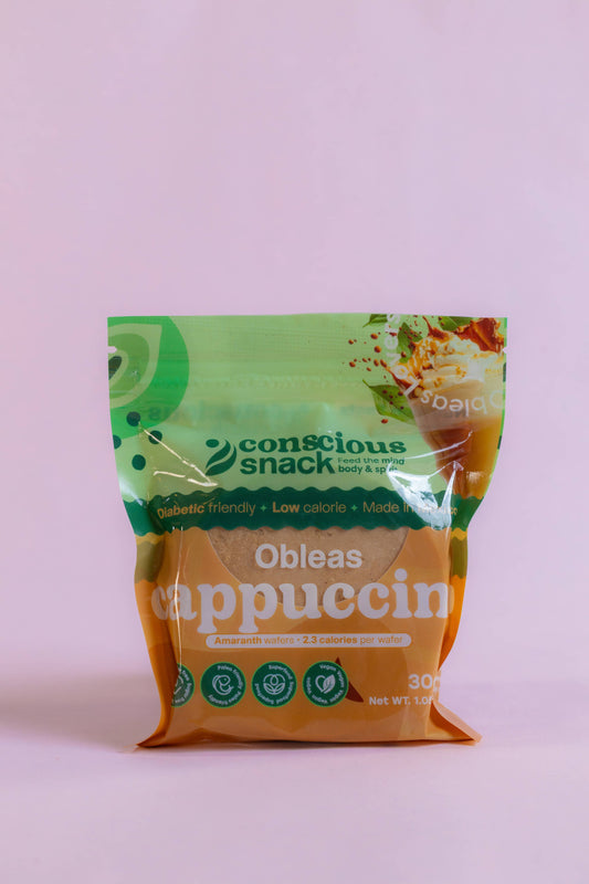 Conscious Snack Amaranth Wafers Obleas Cappuccino 1.05oz