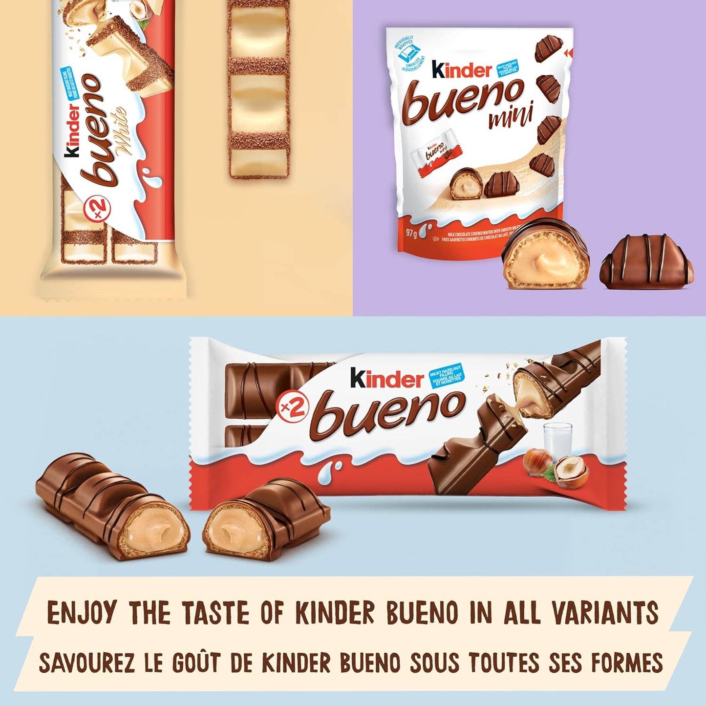 Kinder Bueno Milk Chocolate 20 count 1.51 oz
