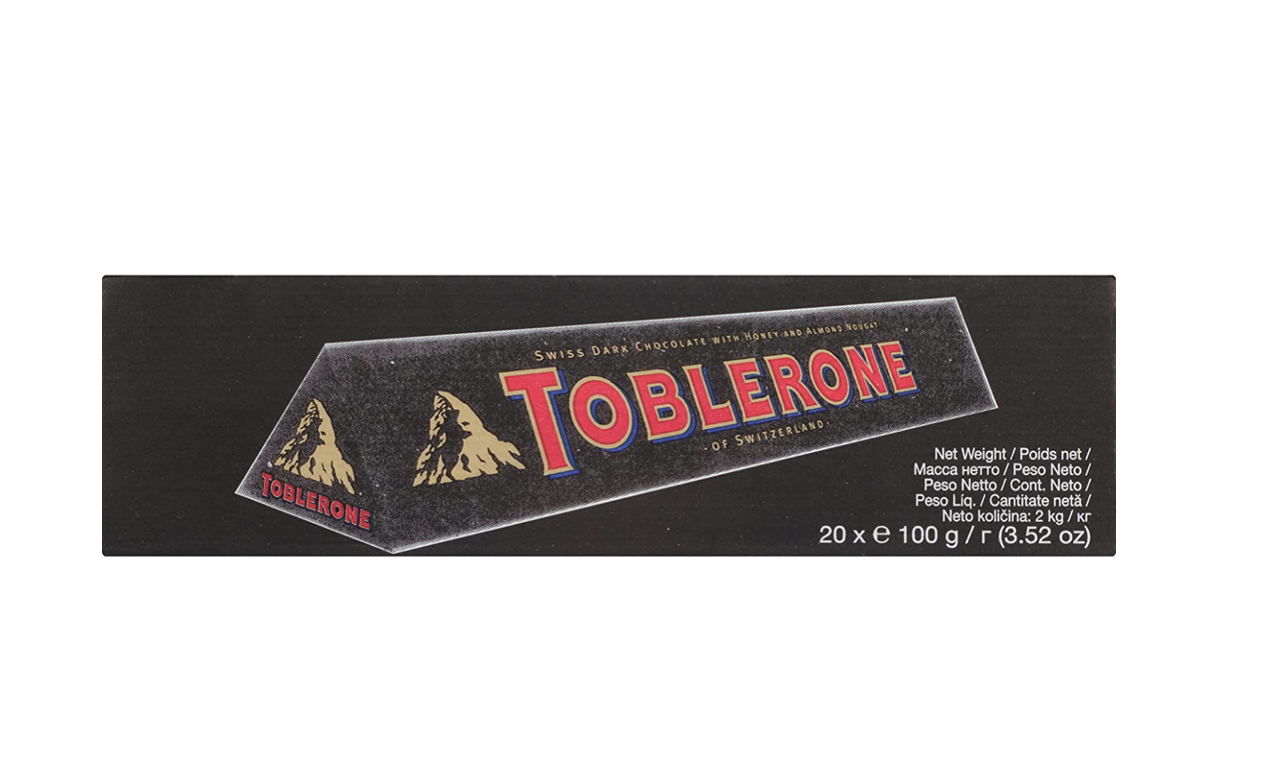 Toblerone Swiss Dark Chocolate  Bars 100g European Import