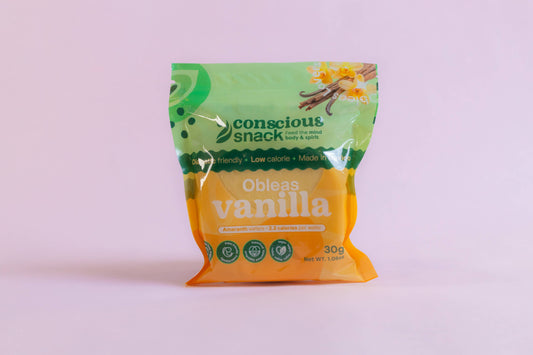 Conscious Snack Amaranth Wafers Obleas Vanilla 1.05oz