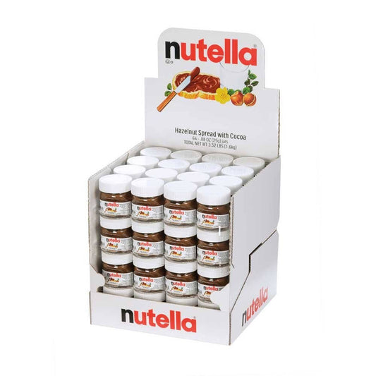Ferrero Nutella Chocolate Spread Mini Jar 25 gram 64 count