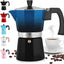 Stovetop Espresso Cup Moka Pot - 5 Cup: 5.5 cup - White