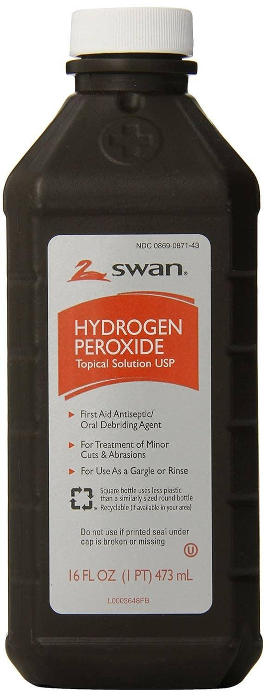 Hydrogen Peroxide Antiseptic Topical Solution - 16 Oz.