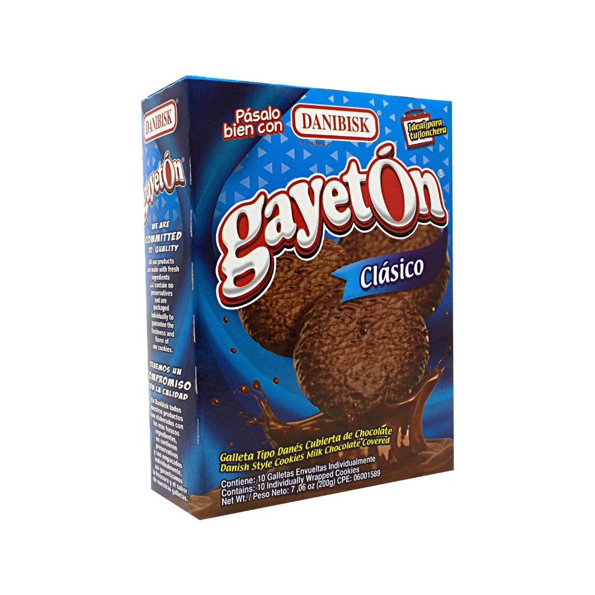 Danibisk Gayeton Clasico (Chocolate-Covered Cookies) - 7 oz / 200 g